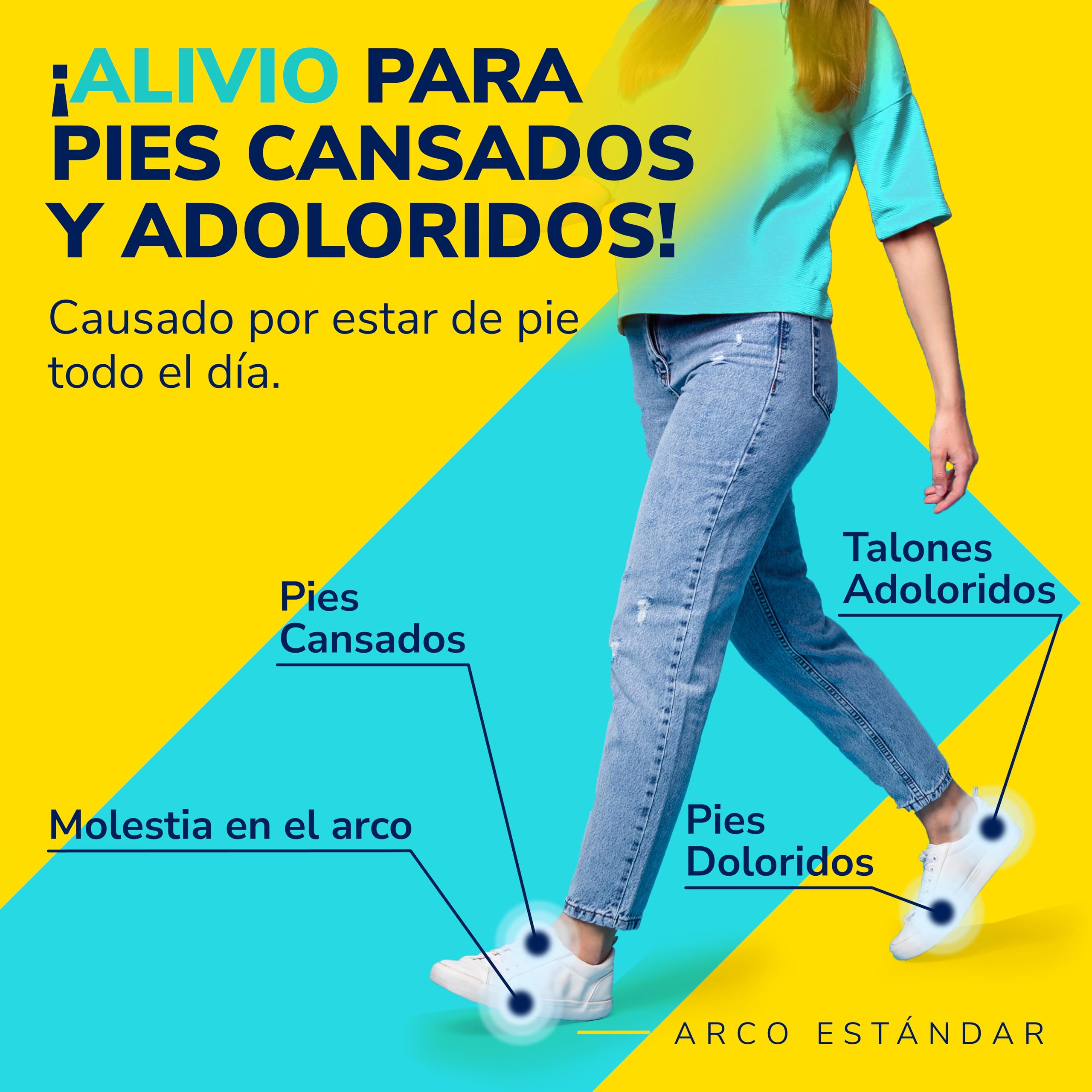 Dr. Scholl's Plantillas Custom Comfort - Plantillas para fascitis plantar - Plantillas de zapatos con soporte de arco alto para mujeres talla, hombres, comodidad para todo el día