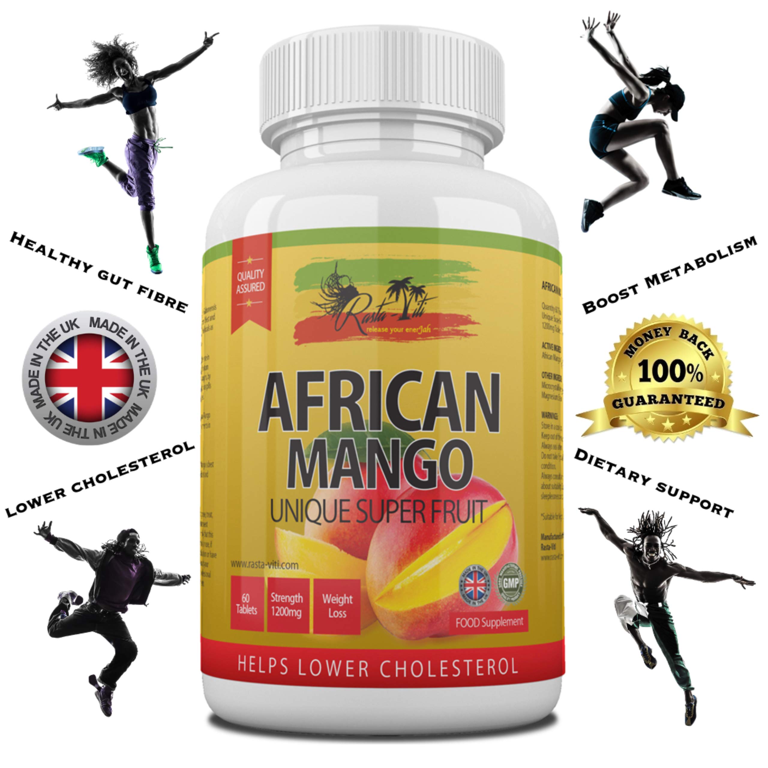 African Mango High Dietary Fibre Tablets Vegan & Vegetarian Friendly