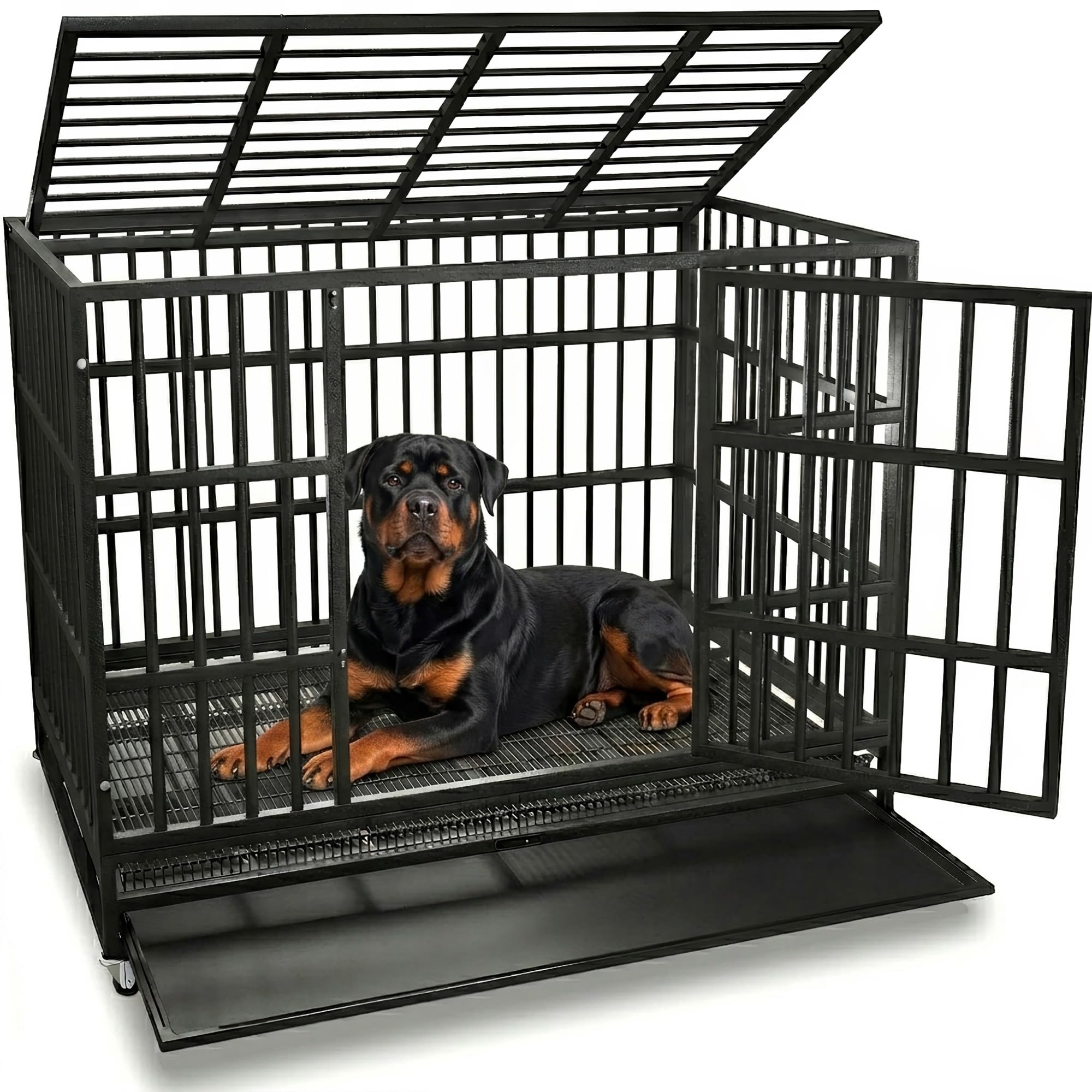 Oranland 38 Inch Heavy Duty Dog Crate