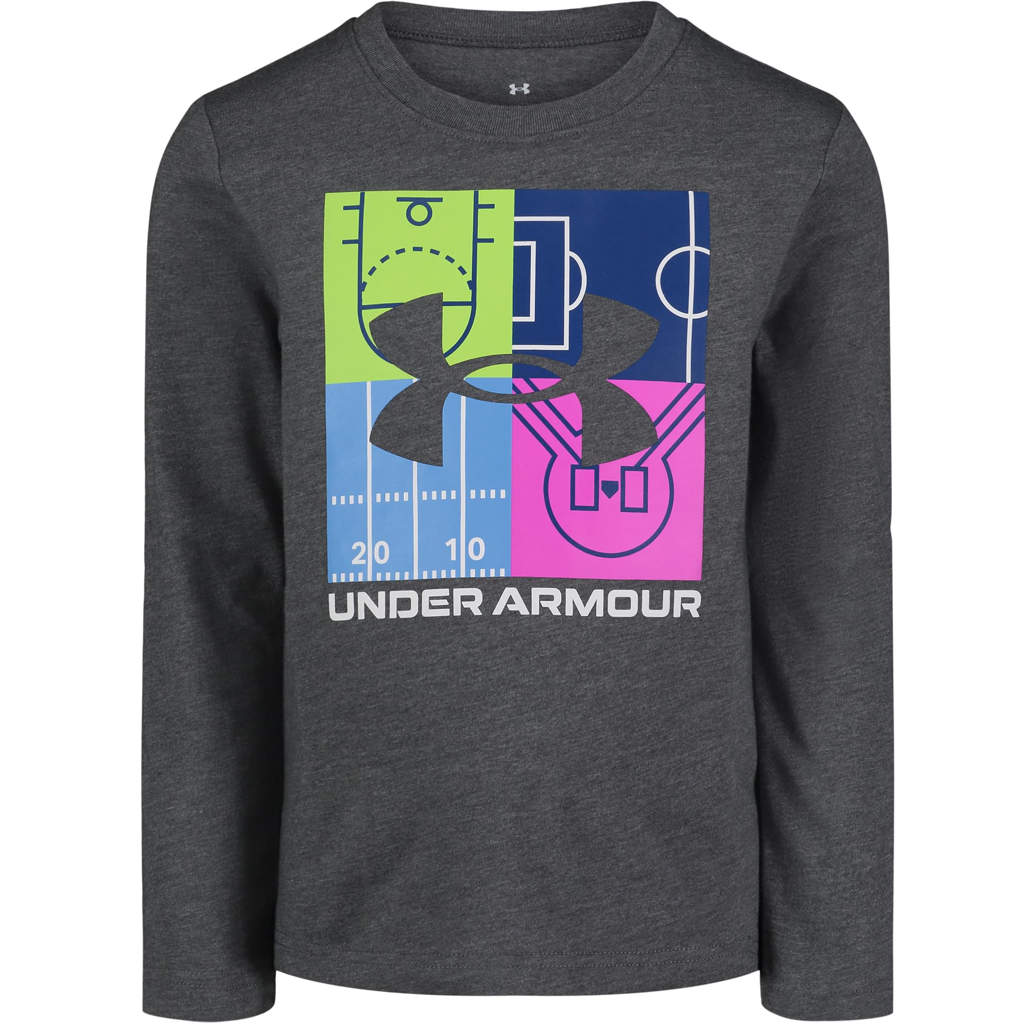 Under Armour Boys' Long Sleeve Logo Graphic T-Shirt, Lightweight &amp; Breathable, Relaxed Fit
