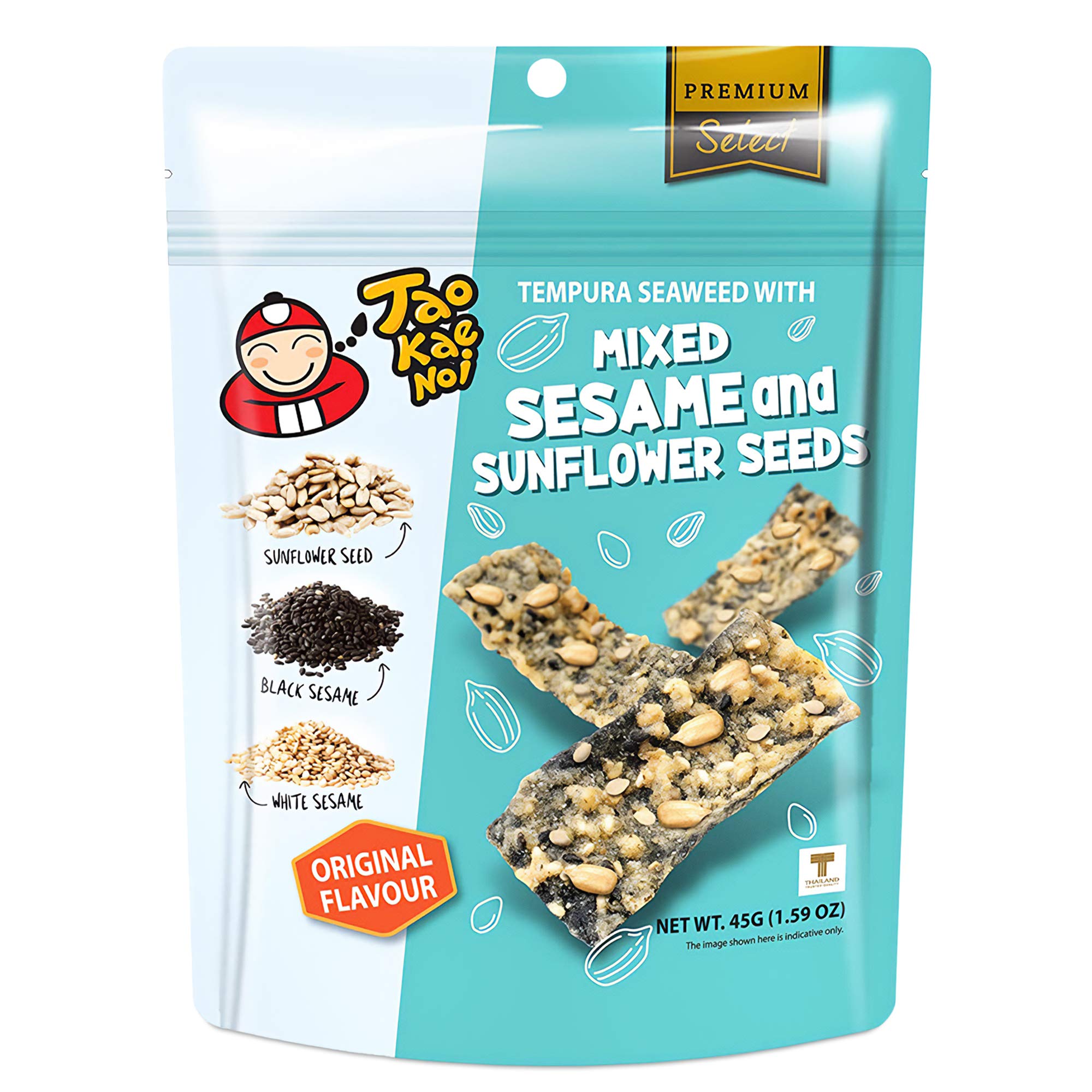 Buy Tempura Seaweed Snack Bar Crisps by Tao Kae Noi Classic Thai