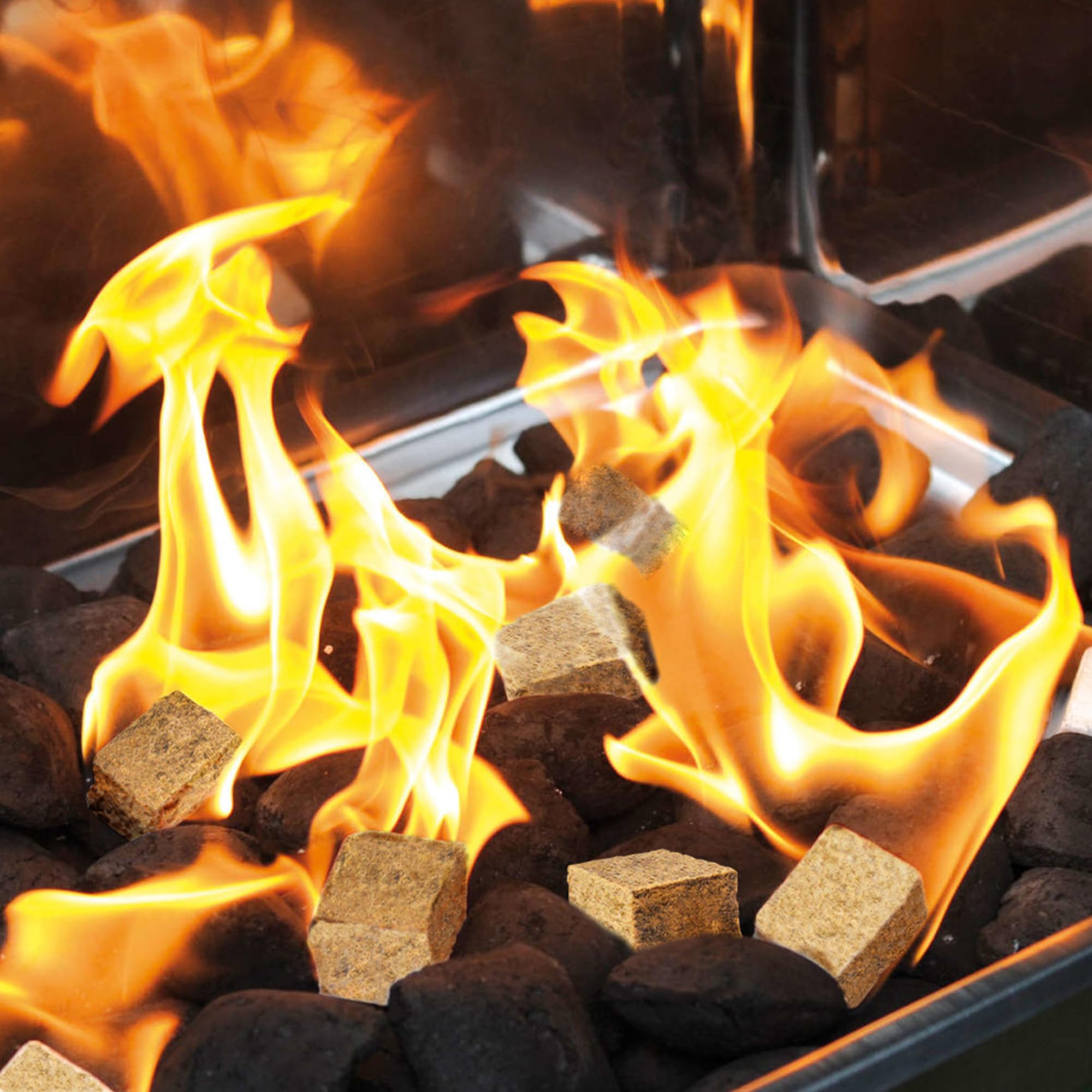 MAXIPACK CHEMINETT 15720-12 Cubes d'allumage écologiques - Boîte de 120 Cubes naturels pour Allumer Le feu de cheminées, poêles et/ou cheminées (Lot de 2)