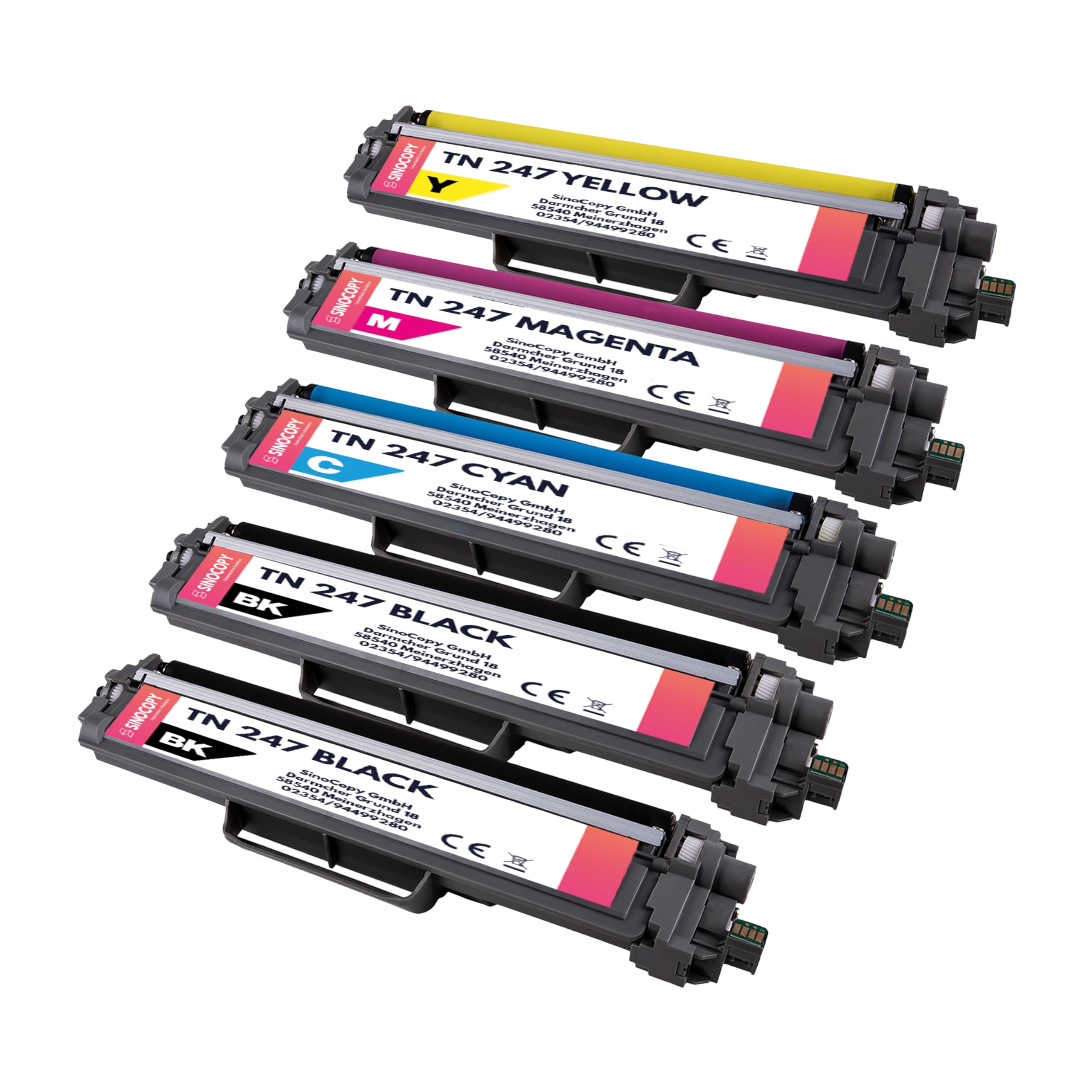 Coloran TN247 TN247BK Toner Compatibili Per Brother TN-247 TN243 - Foto 3