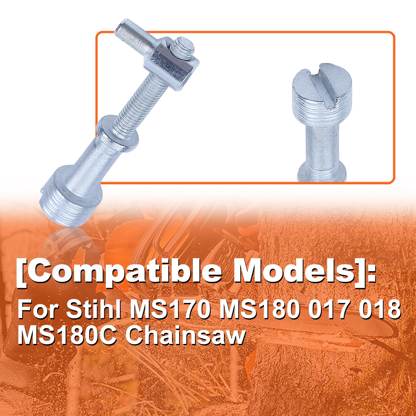 SIPARTS Kit Di Regolazione A Vite Per Tendicatena, 2 Pezzi - Foto 9