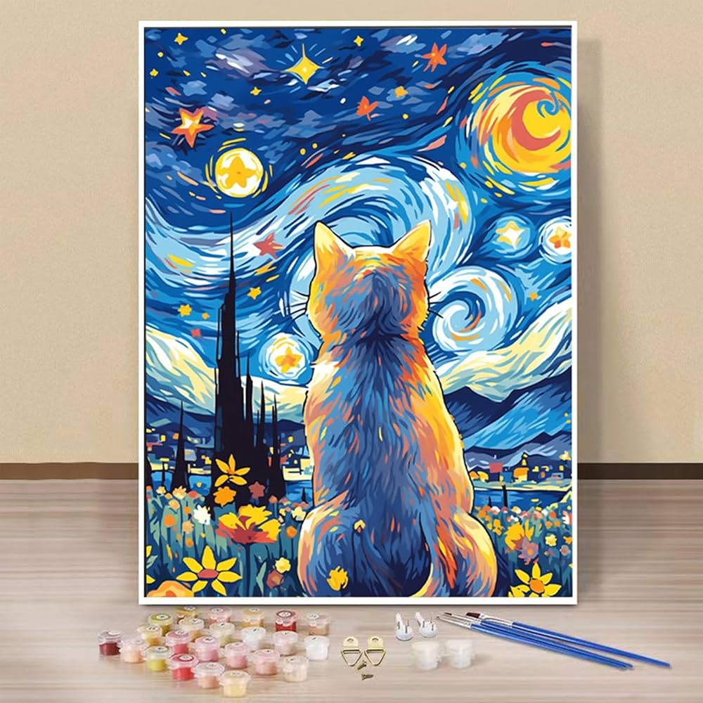 Amazon | Yulokdwi 数字による油絵、大人のデジタル油絵,数字