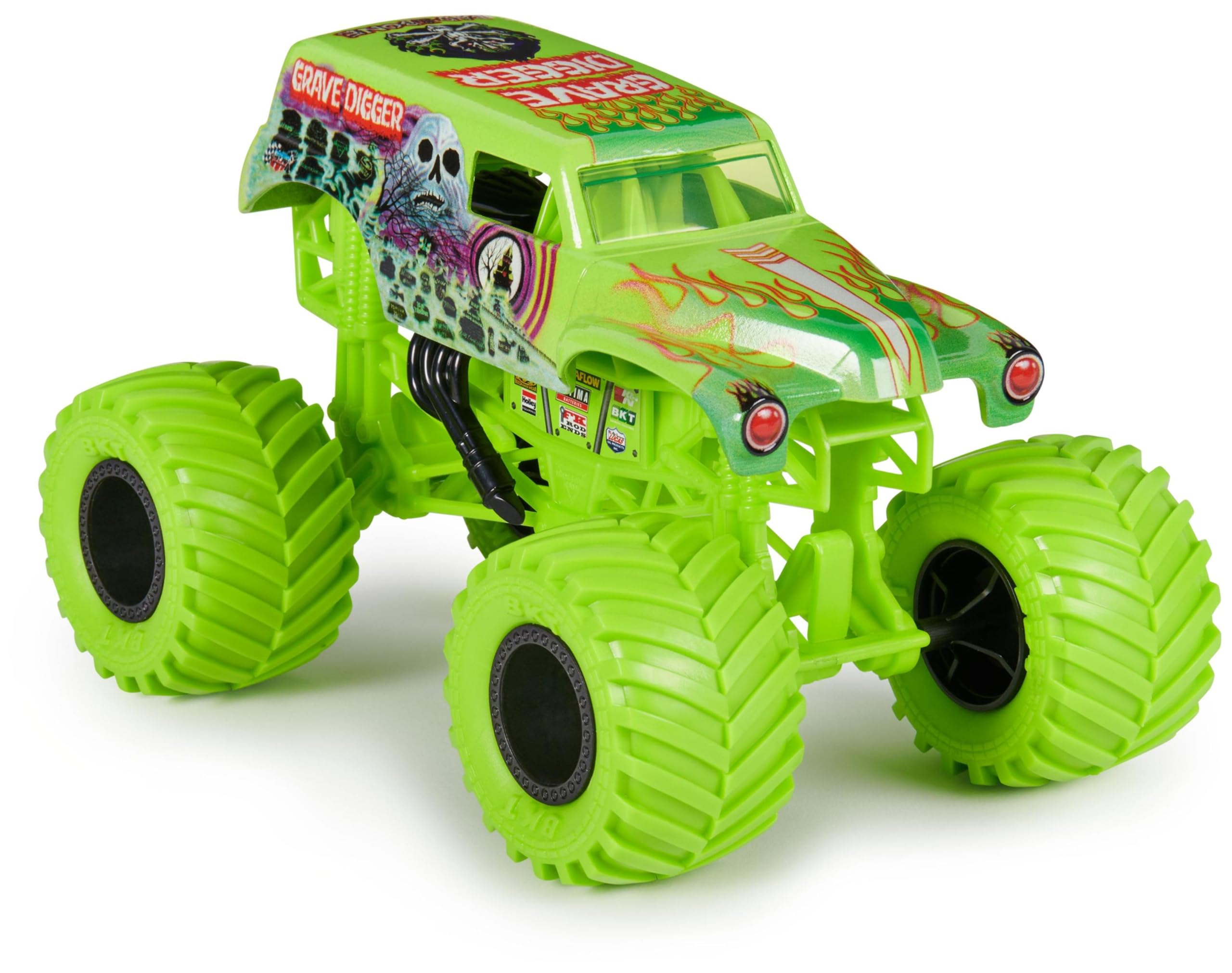 Monster Jam - Coche Monster Truck Oficial Escala 1:24 - Modelo Aleatorio - Coches para Niños - Juguetes Niños 3 años +