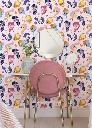 Miniatura 2 de RoomMates My Little Pony RMK12660RL - Papel tapiz para despegar y pegar, color rosa