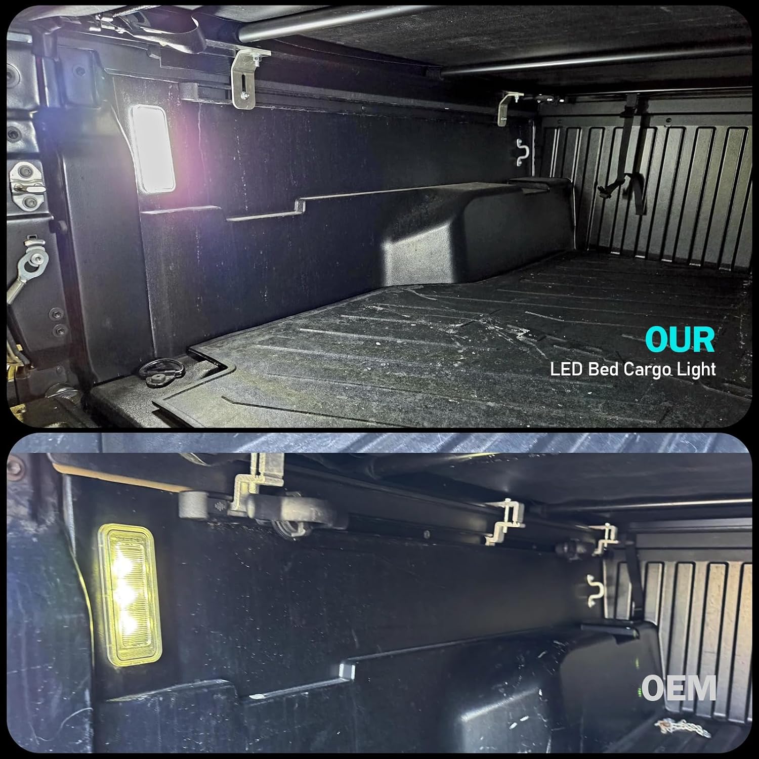 Truck LED Bed Light for Tacoma 2020-2023 Lighting Kit, Bed Cargo Lights Assembly Replacement PT857-35200 Lamp, 36 LEDs Super Bright Area Illumination Accessories for Car, Pack of 2