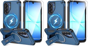 Caka for Samsung Galaxy A17 & A18 5G Case with Stand and Screen Protector Pack of 2