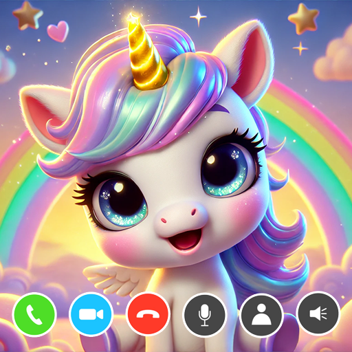 🦄 Baby Unicorn Video Call – Cute Magical Prank for Kids