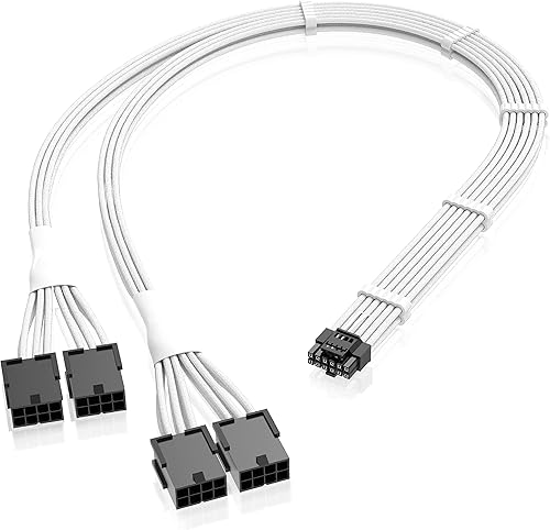 EZDIY-FAB Câble d'extension d'alimentation GPU, 16 Broches (12+4) 12VHPWR PCIe 5