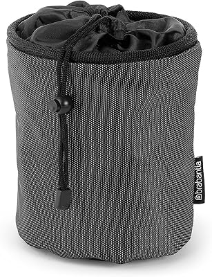 Brabantia - Sac à Pinces - pour Séchoir à Linge - Peut Contenir Jusqu'à 75 Pinces - Cordon de Fermeture - S'attache au Séchoir à Linge, à la Corde à Linge