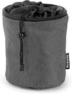 Brabantia - Premium Peg Bag - Laundry Pegs Storage - Durable Weather-Resistant Materials - with Closing Cord - Bag Hook - Clothes Pins - Black - Up to 150 Pegs