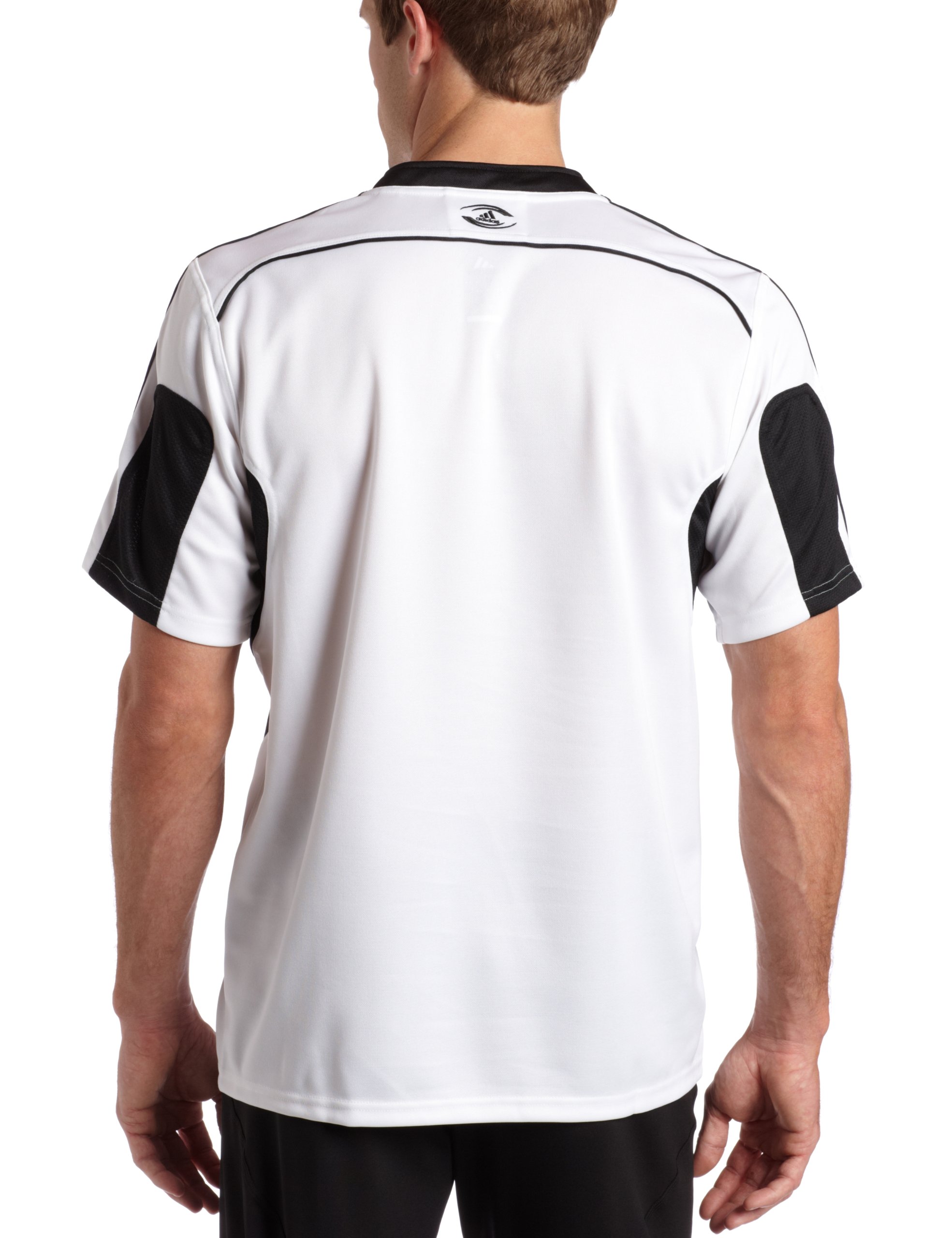 Adidas Men's 3-Stripes Jersey, White/Black, Medium : Amazon.in