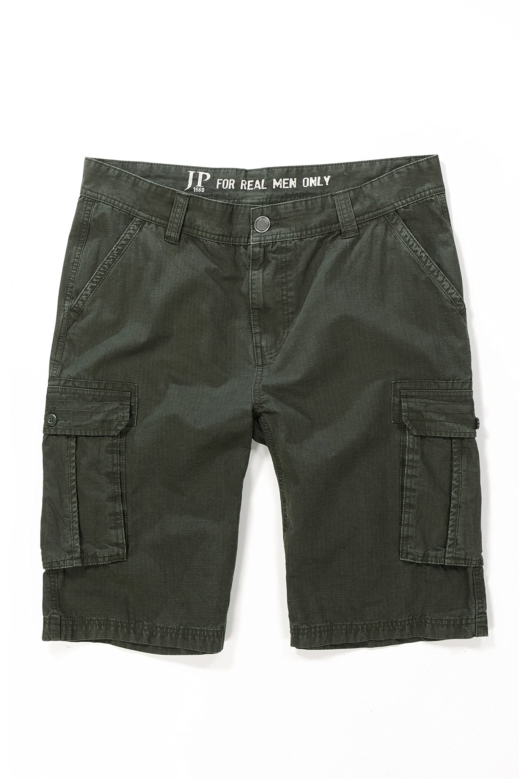 Jp 1880 Men's Dark Olive Cargo Bermuda Cargo Bermuda, Utility Green, 54