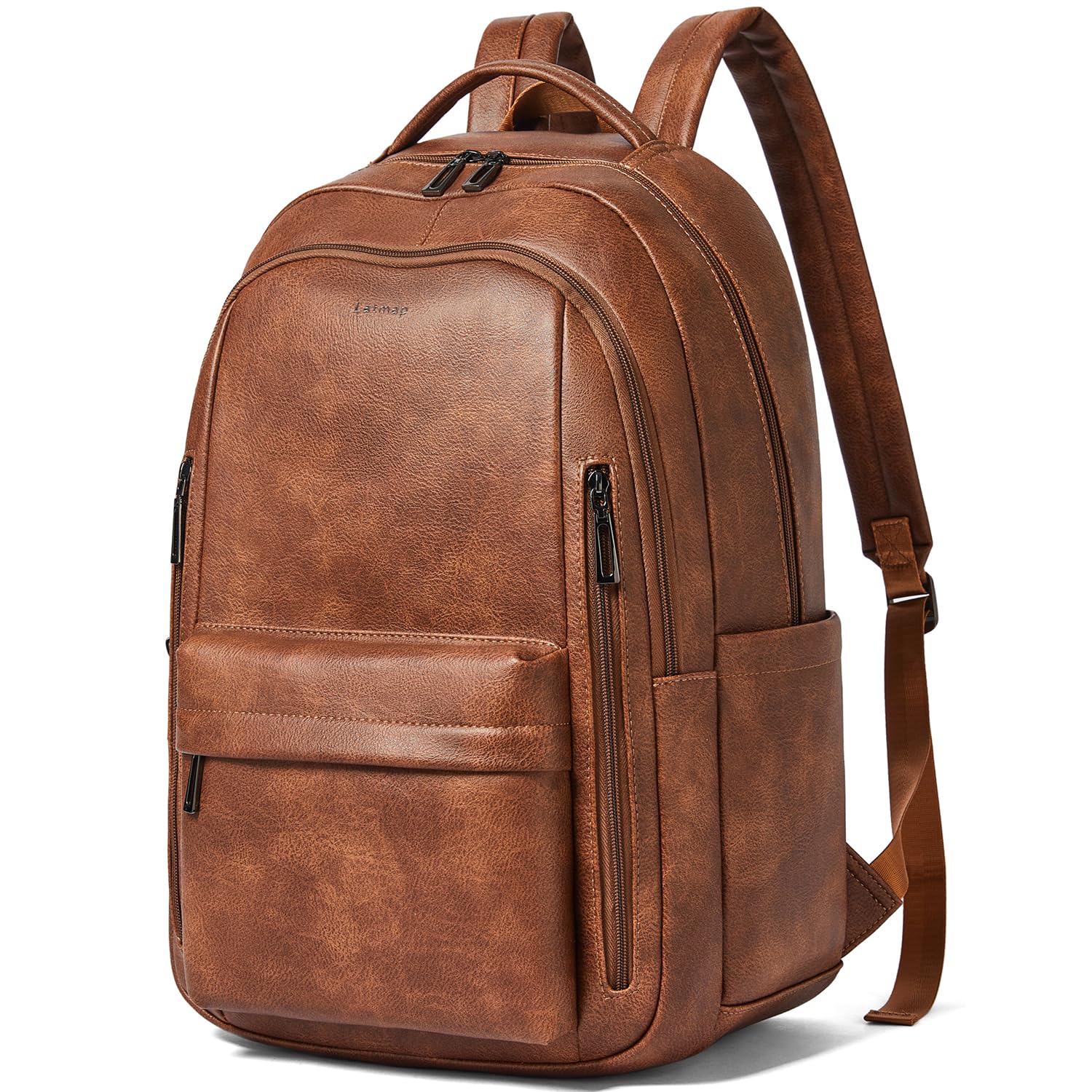 LATMAP Faux Leather Backpack