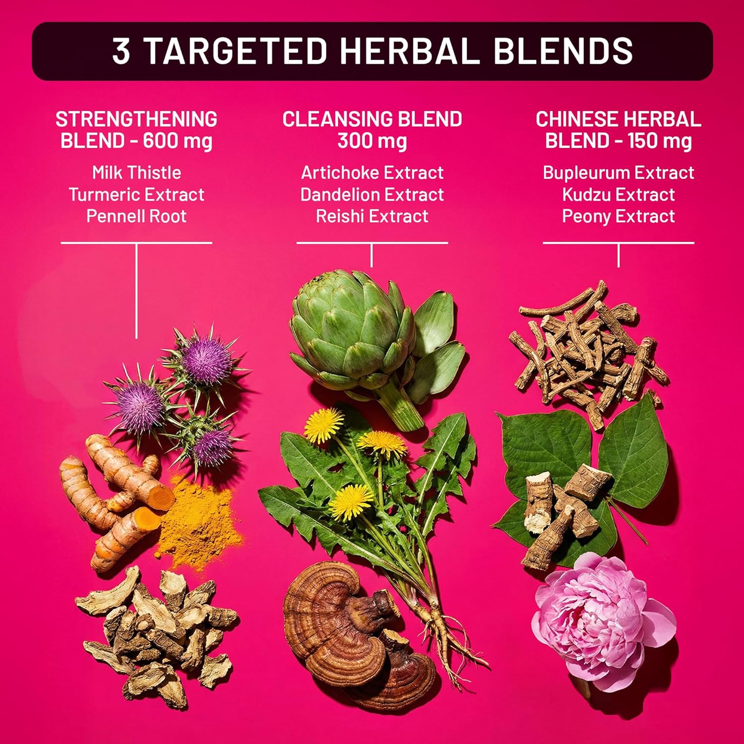 NatureWise Liver Balance Detox Supplement - Triple Repair Formula with Milk Thistle, Dandelion, Turmeric, Artichoke, Reishi Mushroom & Kudzu, Vegan - 60 Capsules[30-Day Supply] - Image 3