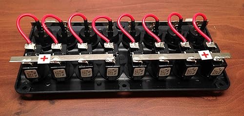 Miniatura 4 de INDICADOR ULTRAVIOLETA LED DE LA UL DEL PANEL DE INTERRUPTOR DE LA GANGA DEL DISEÑO DE LA ONDA A PRUEBA DE SAL