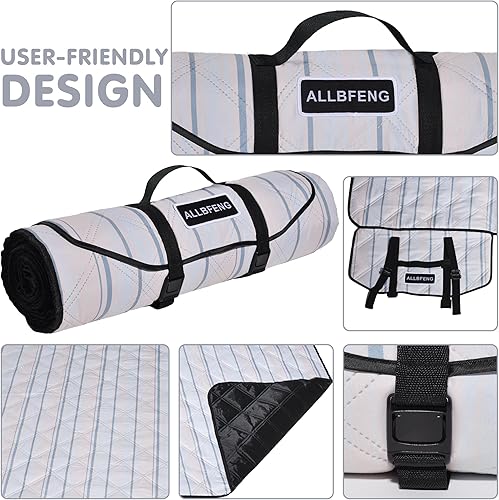 Miniatura 5 de Alfombra de picnic grande, alfombra de campamento al aire libre, compañero de tienda. Fácil de transportar y almacenar, resistente al agua, a prueba