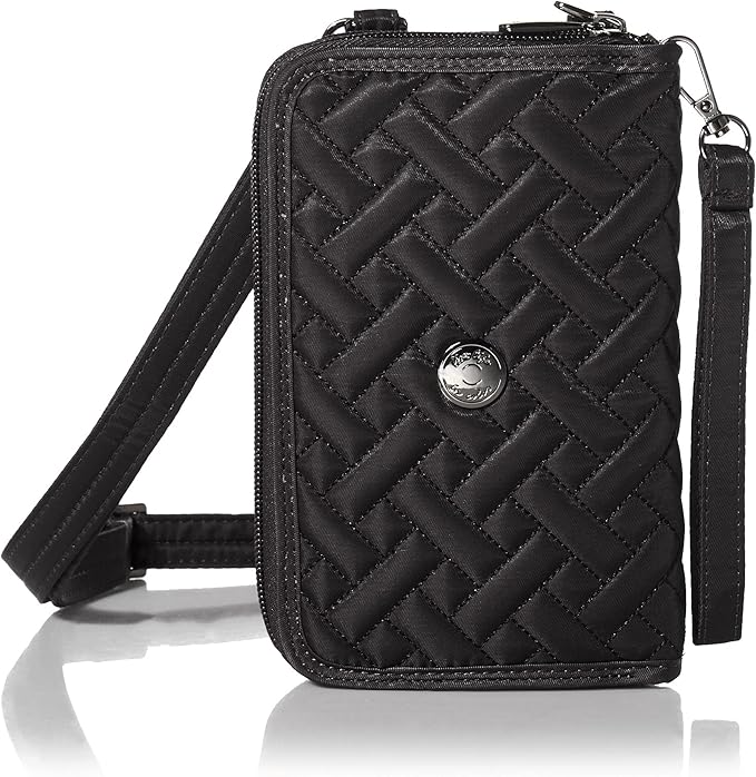Lug Women's Convertible Wallet CrossbodyQuickstep, Midnight Black