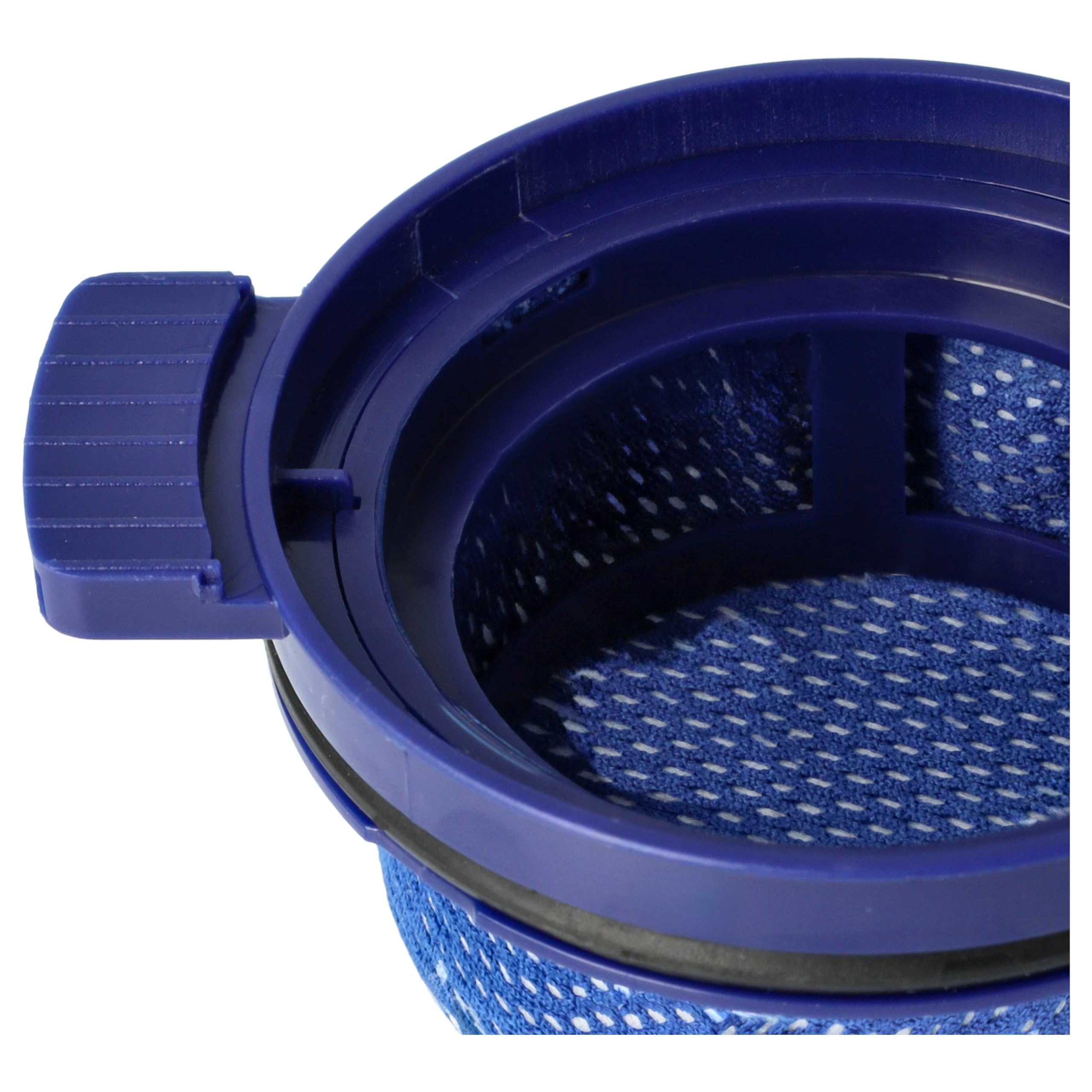 vhbw 5x Filtro compatible con Samsung VS20B95843W/SH, VS20B95843W/GE, VS20B95823W/WA, VS20B95823W/SA aspiradora - Filtro de aire de salida, azul