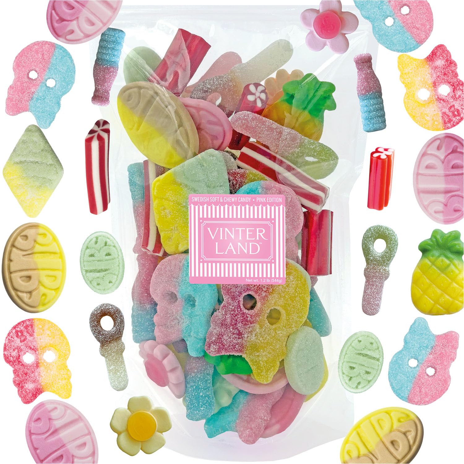 VINTERLAND Pink 7 Edition Swedish Candy Mix