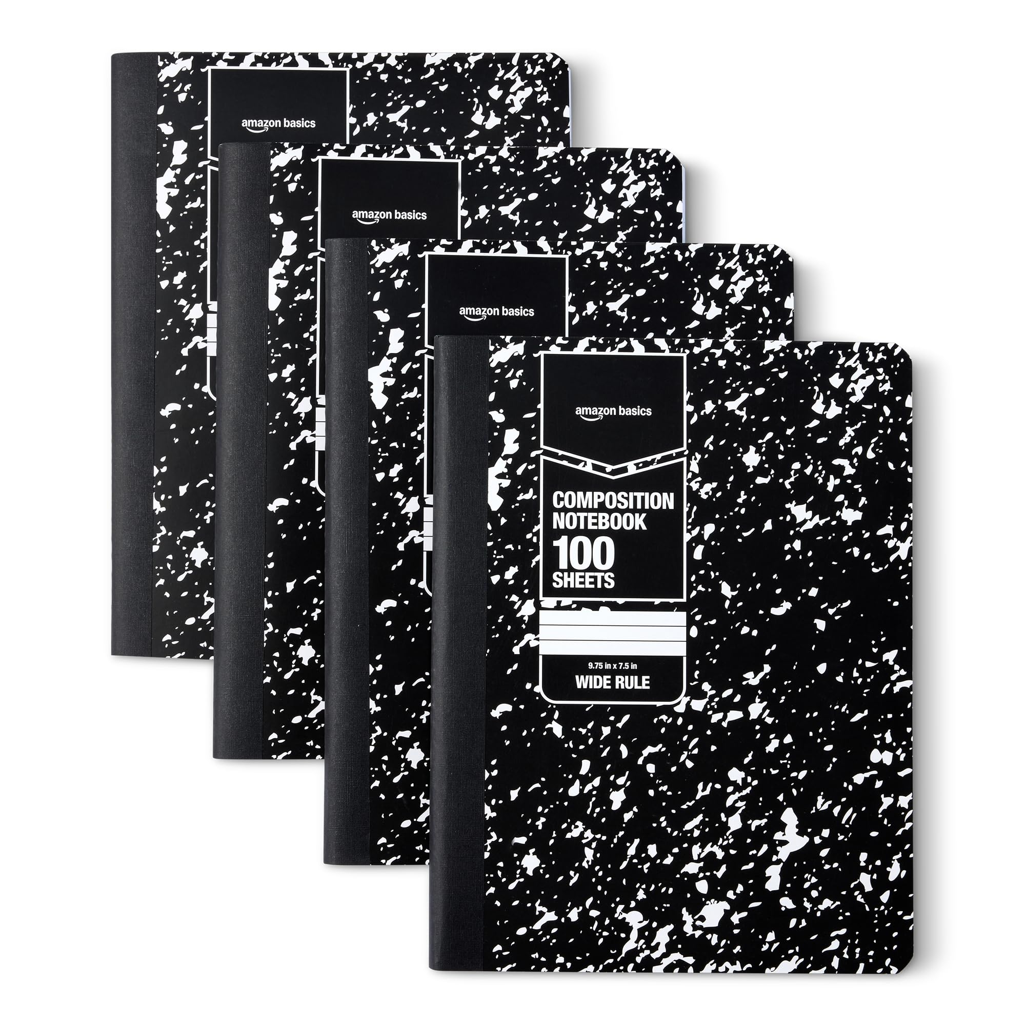Amazon.com : Amazon Basics Composition Notebook, Wide Ruled, 100