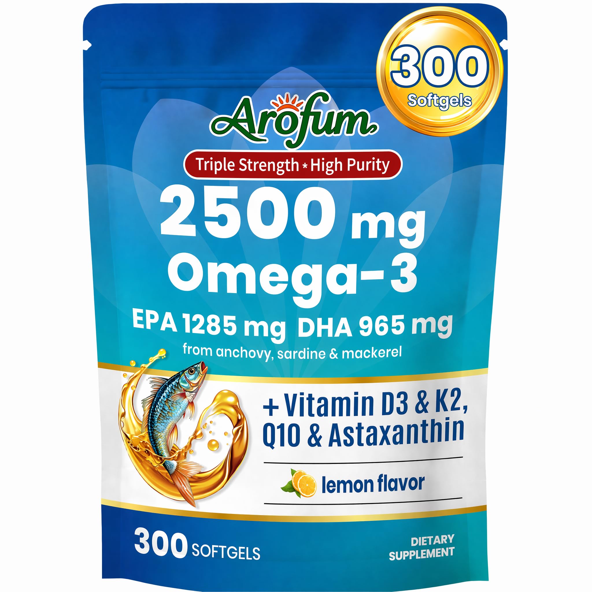 Arofum Omega 3 Fish Oil