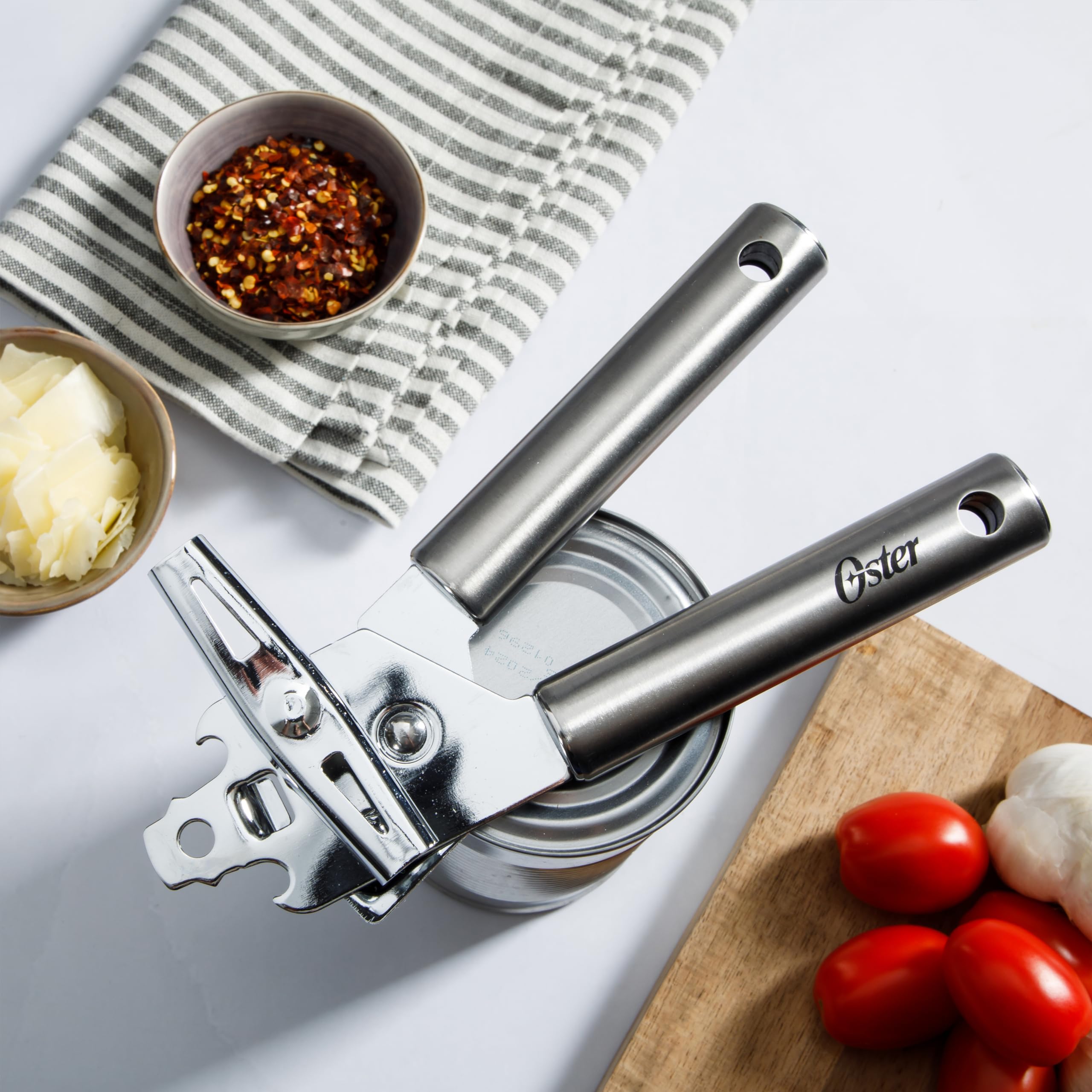 Oster Baldwyn Multifunction Can Opener/Bottle Opener w/Stainless Steel Handle