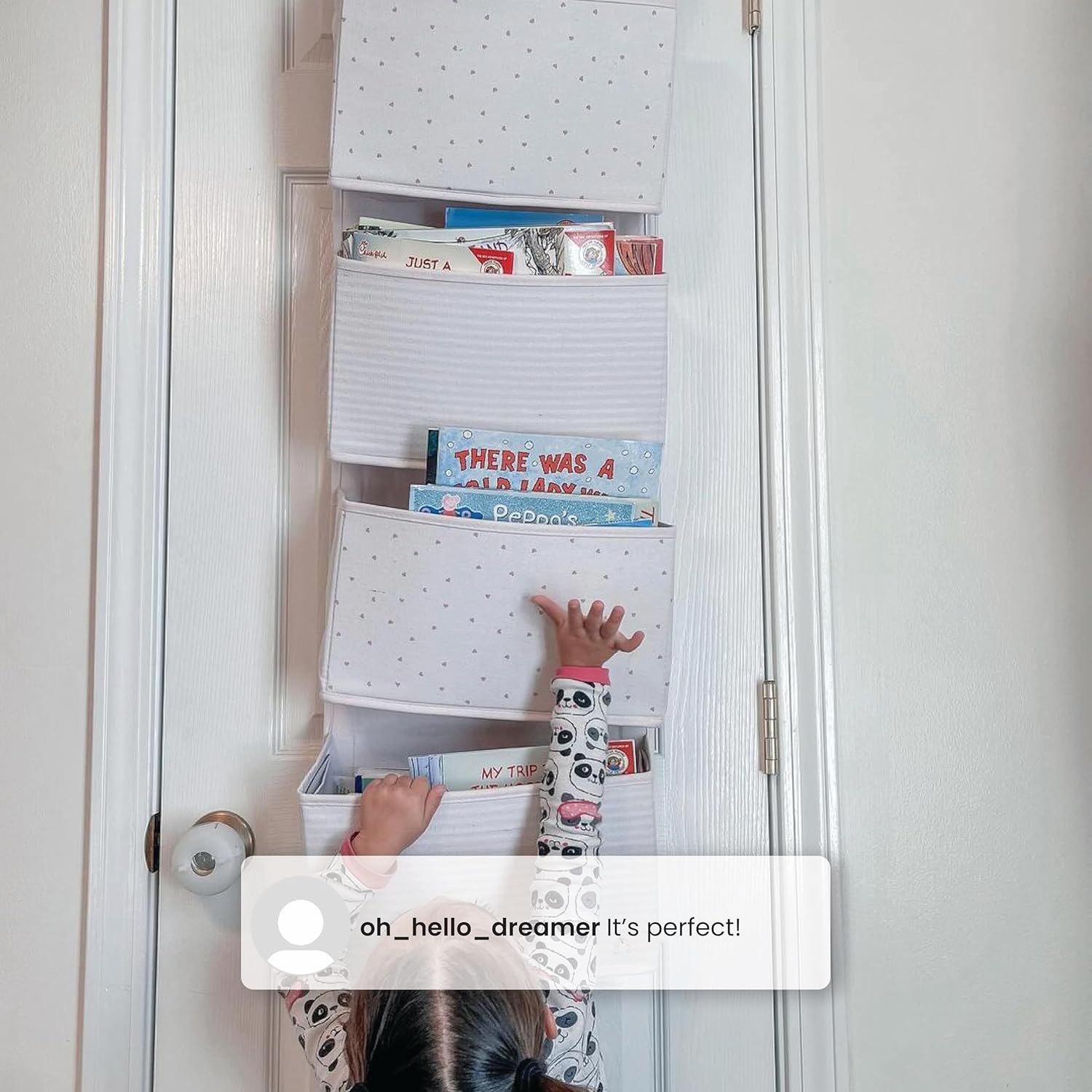 Delta Children GAP babyGap 2-Pack Over the Door Storage Organizer with 4 Pockets, Pink