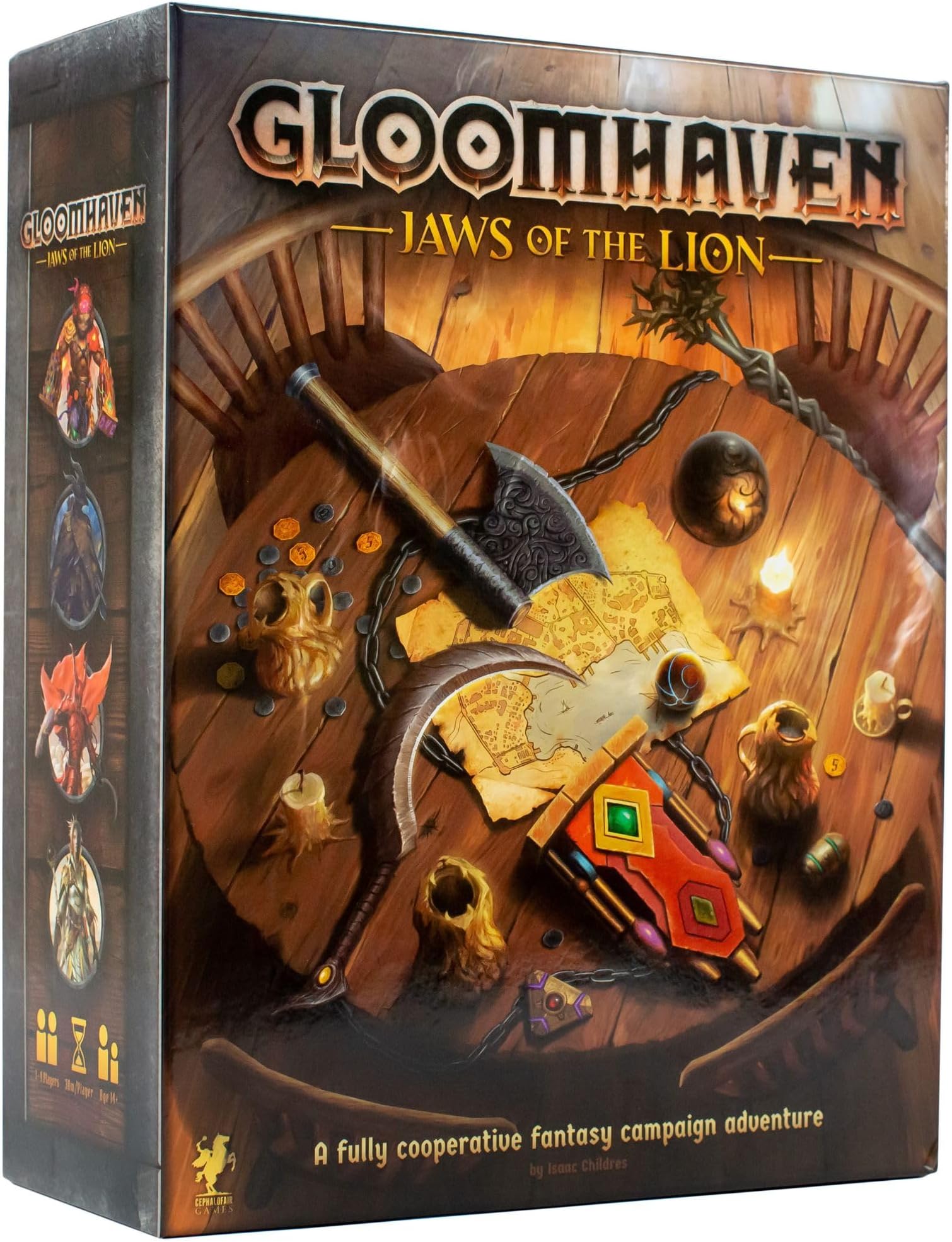 Gloomhaven Cephalofair Games: Jaws of The Lion Strategy Boxed Board Game for Ages 14 and up, 2+ players