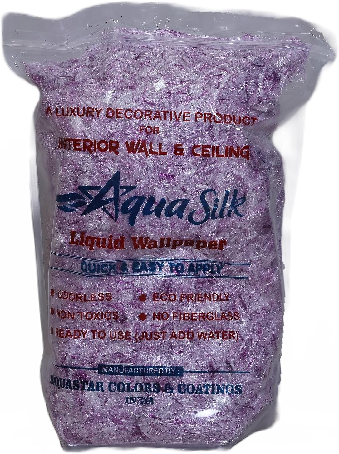 Long Lasting Decortive Interior Liquid Wallpaper 101_Purpple, 38.1 Cm, 25.4 Cm