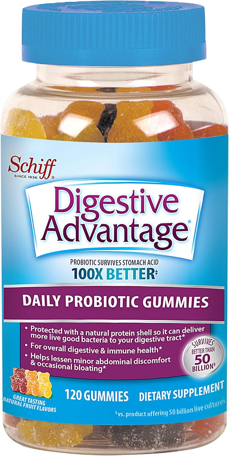 Schiff Digestive Advantage Probiotic Gummies (120 ct.)