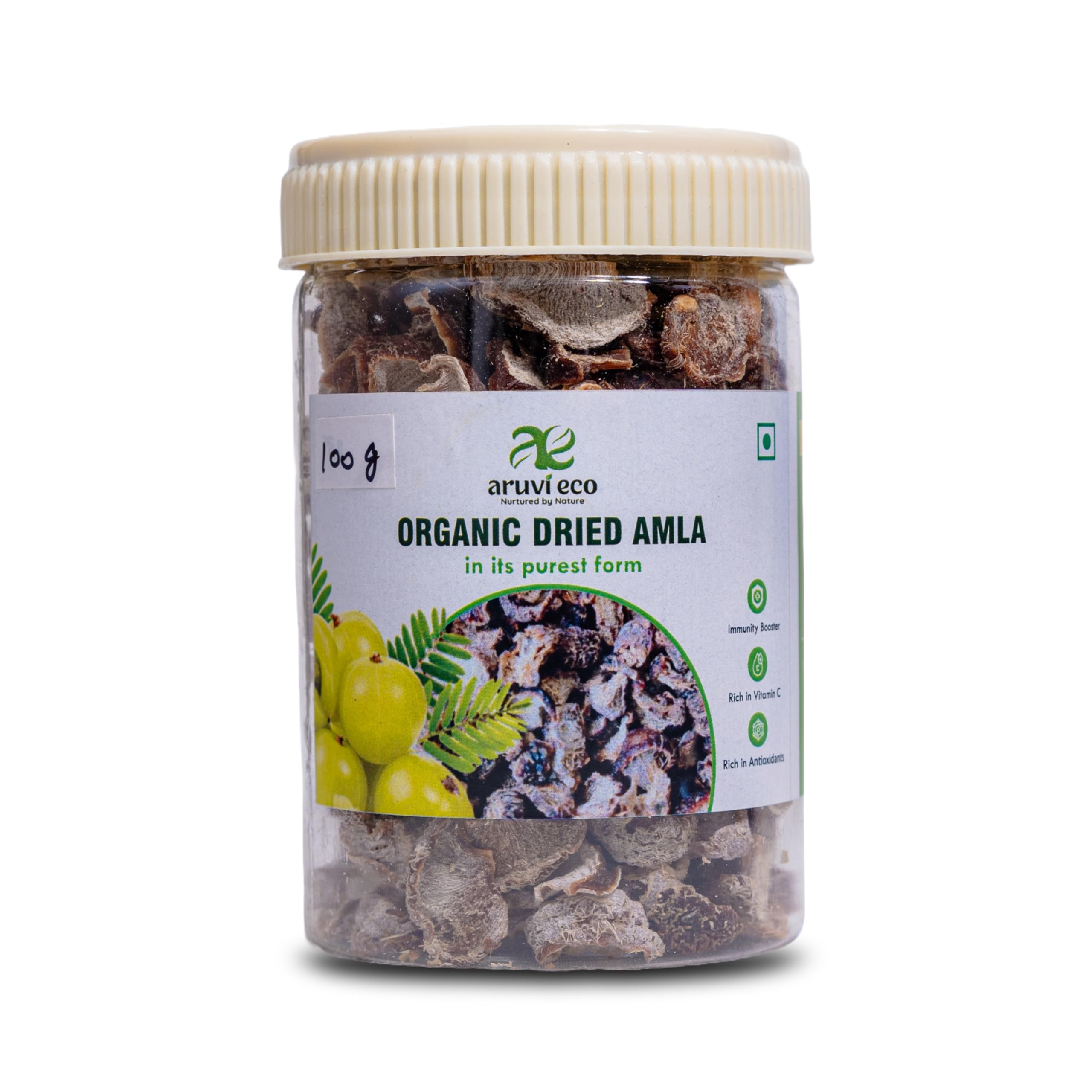 Aruvi Eco Pure Dried Amla - 100% Natural, Farm-Fresh, No Preservatives or Additives, 100g (B0C74XYRCR) Amazon Price History, Amazon Price Tracker