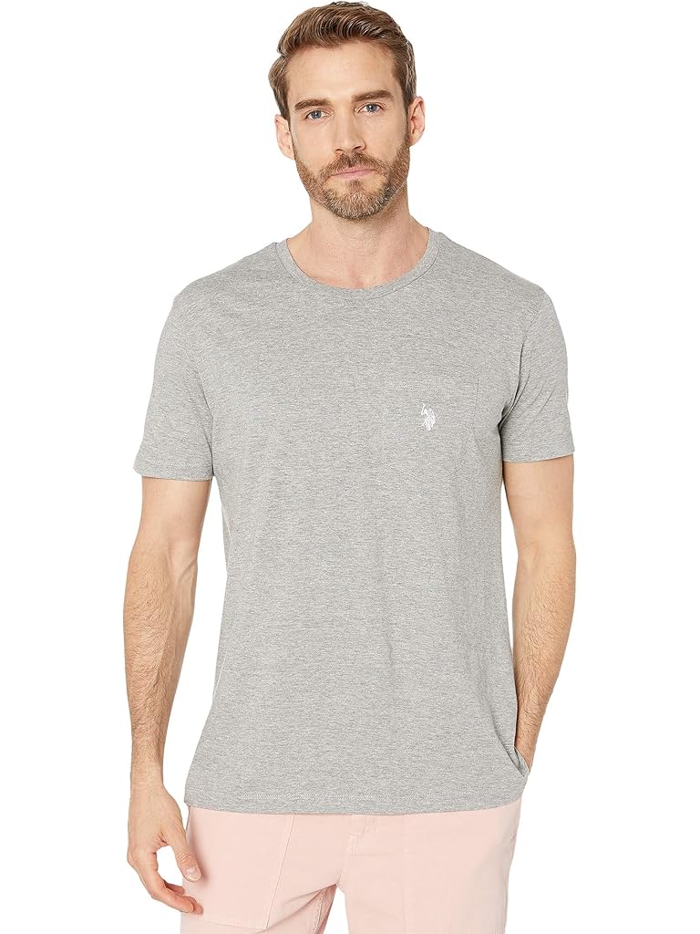 U.S. POLO ASSN. Solid Crew Neck Pocket T-Shirt