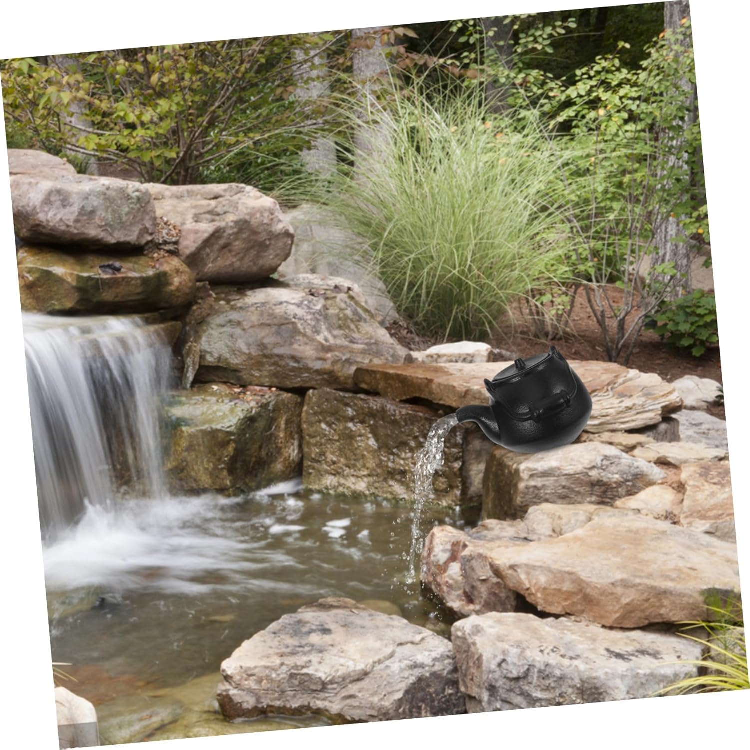 LIOOBO 1pc Outdoor Fountain Decor Ceramic Fountain Replacement Waterfall Supply Easy Install