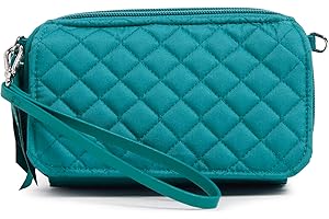 Women's Vera Bradley Cotton All in One Crossbody Purse with RFID Protection