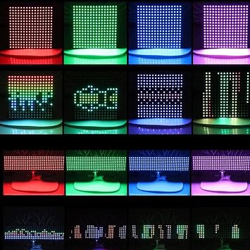 LED Pixel Matrix Panel WS2812B RGB Digital Image Video Text Display 16x16cm