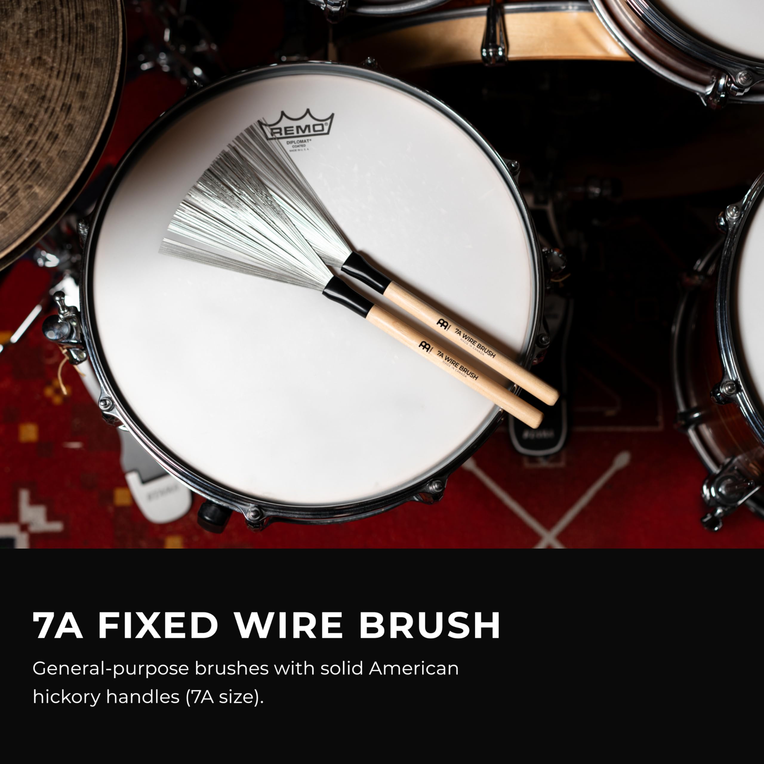Meinl Stick & Brush - 7A FIXED WIRE BRUSH (SB302)
