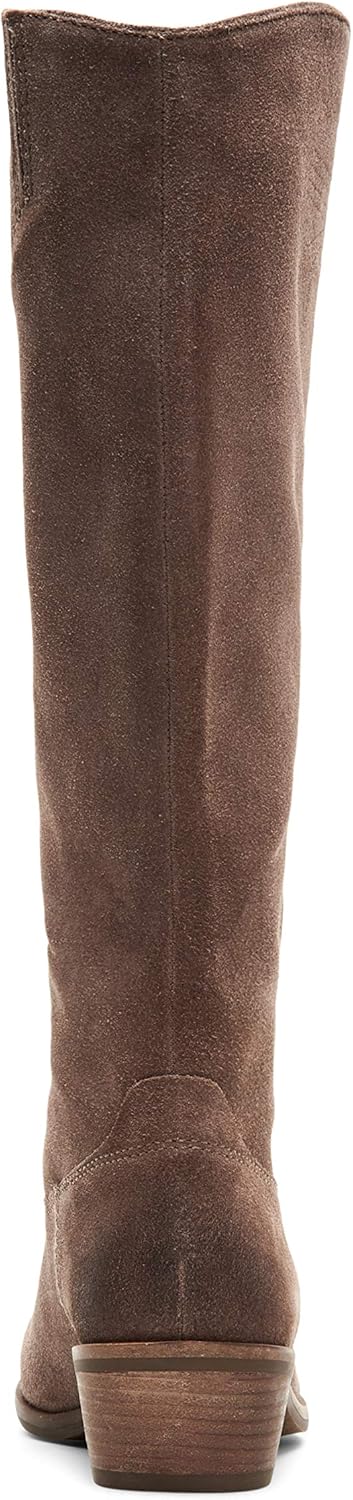 caden stitch suede tall boot