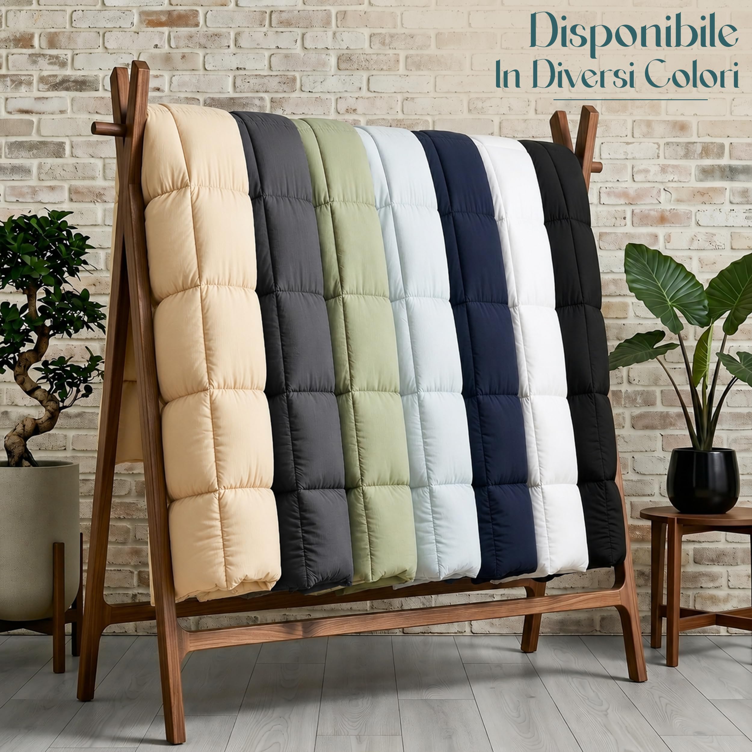 Utopia Bedding Piumone 220x240 cm, Piumino matrimoniale, Trapunta 100% Microfibra, Piumino Caldo (Bianco)