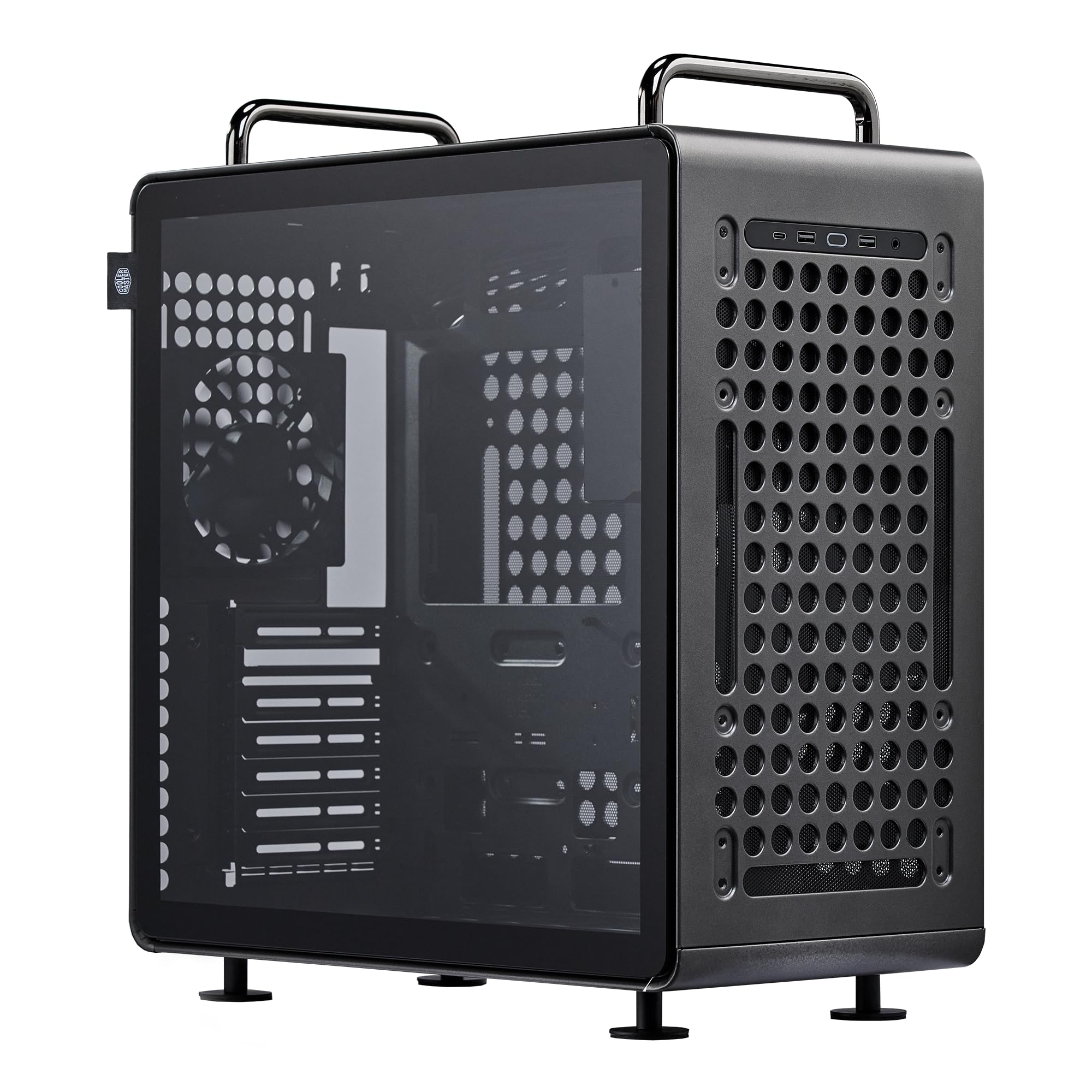 Cooler Master QUBE 540 ATX Mid-Tower PC Case Highly Customizable Modular Computer Chassis with Movable I O Panel