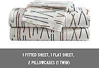 Vista 96 de Eddie Bauer - Full Sheets, Cotton Flannel Bedding Set, Brushed For Extra Softness, Cozy Home Decor (Dog Friends, Full)
