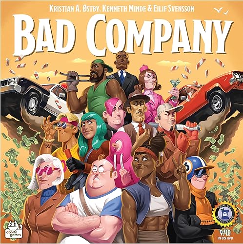 Miniatura 2 de Bad Company - Juego de mesa | Juego de estrategia de colección temática de atraco de pandillas | Divertido juego familiar para niños y adultos | A