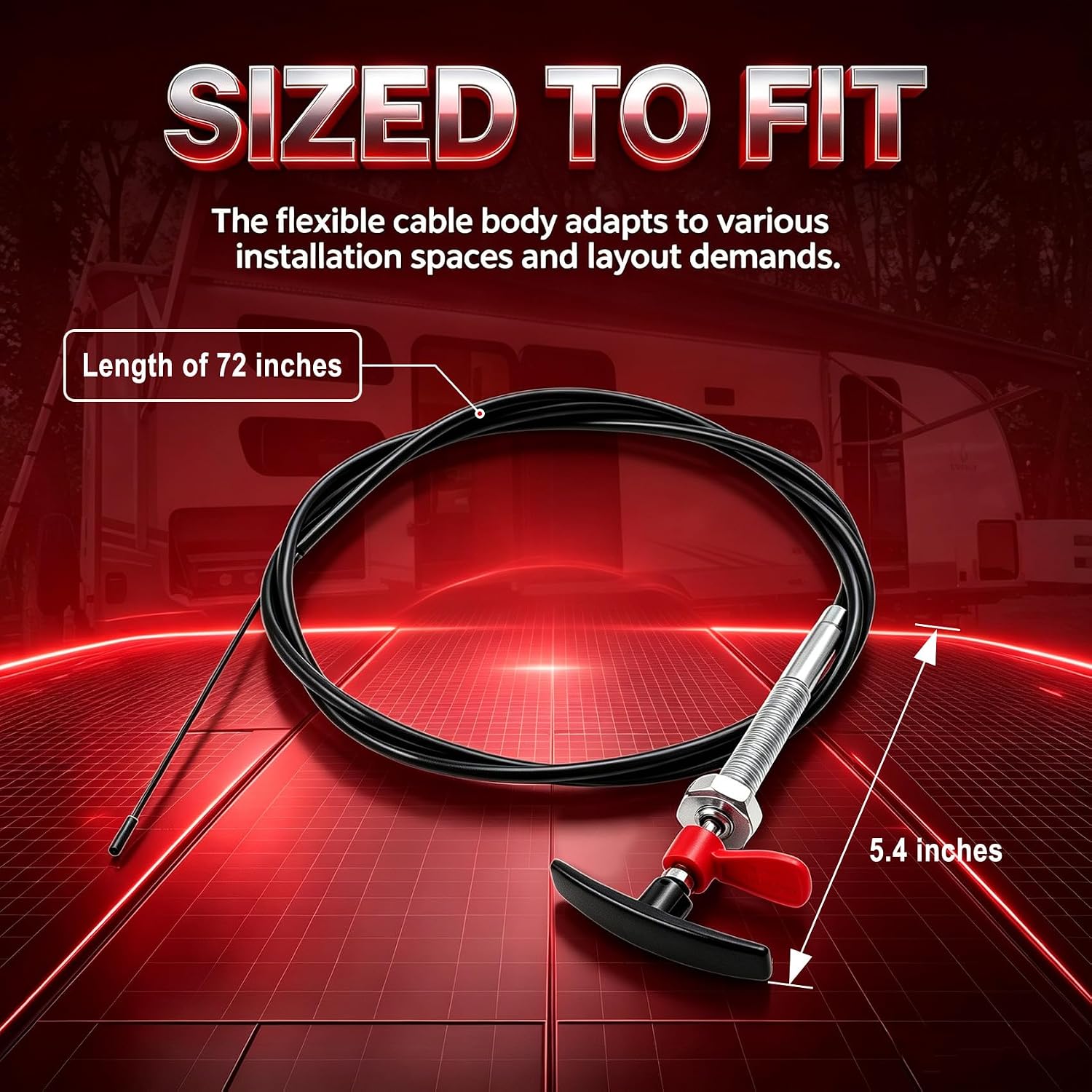 TC72 Flexible Cable Replacement,for Valterra TC72CNPB, 1 Pack