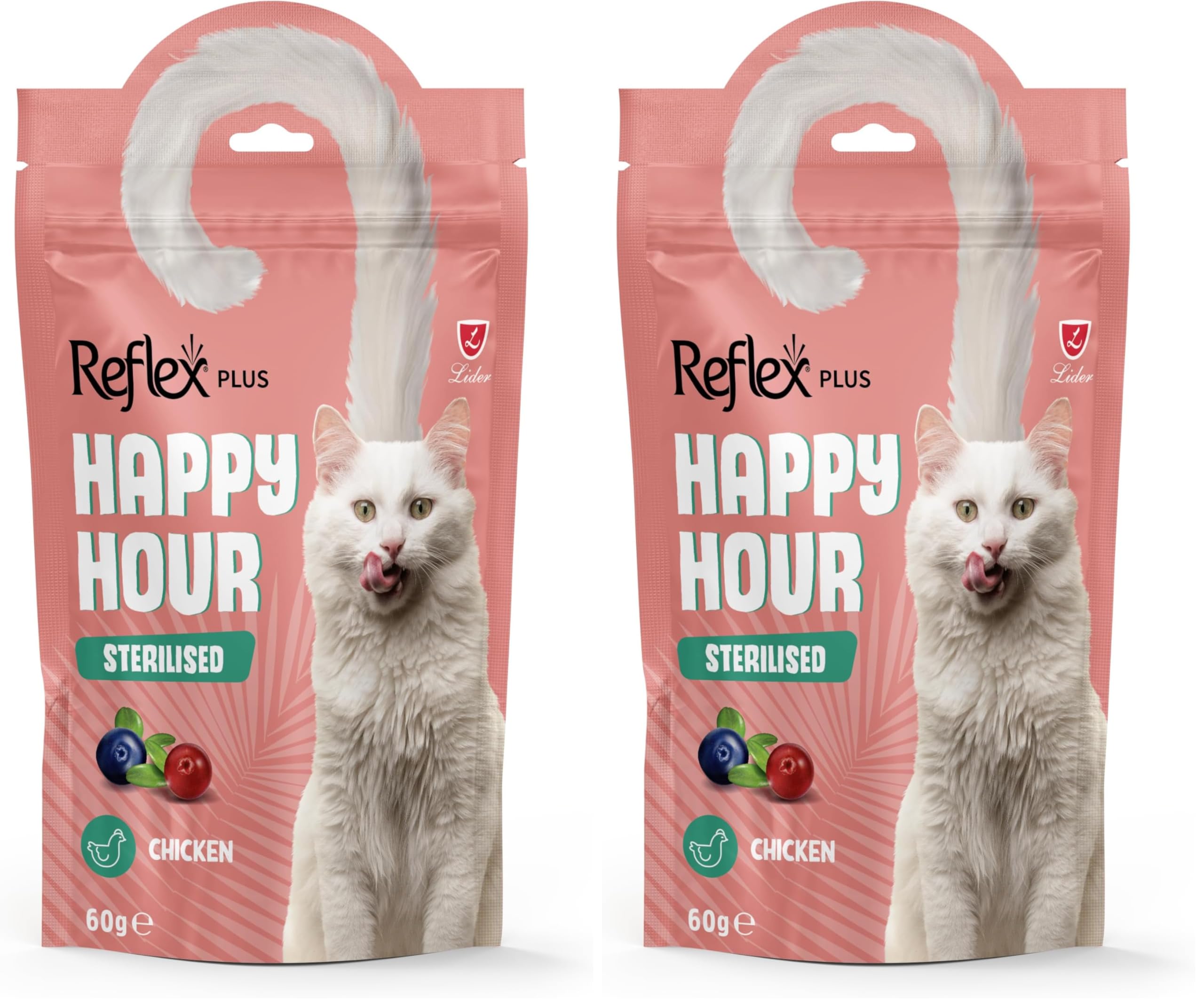 Reflex Happy Hour Kisirlaştirilmiş Kedi Ödül Mamasi 60 Grr 2li paket