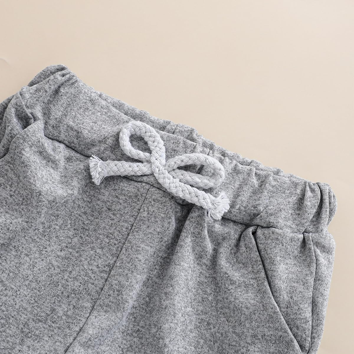 Vêtement Nouveau-né Garçon Color Block Manches Longues Body à Carreaux et Capuche +Pantalon Long Déchiré 2 Pièces Printemps Automne Ensemble