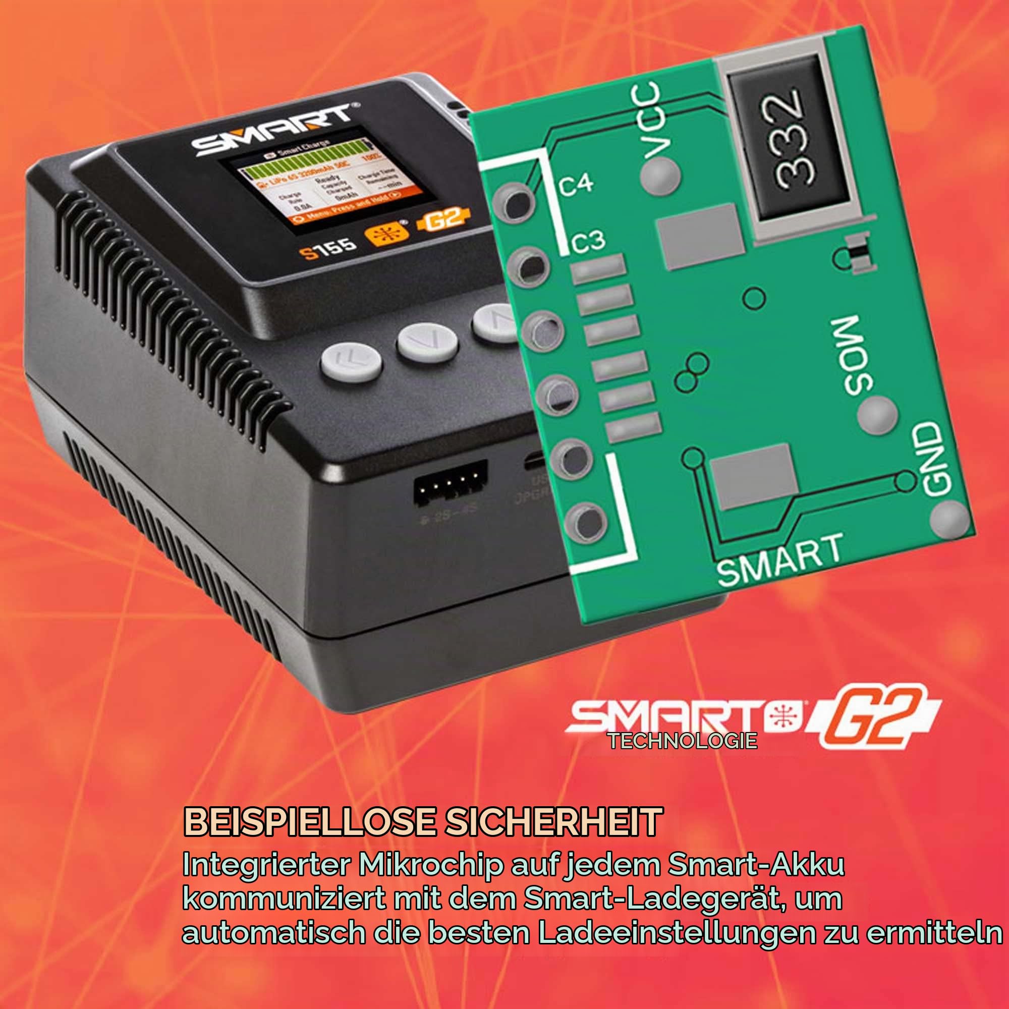 S155 G2 1x55W AC Smart Charger, International