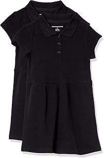girls Girls' Short-sleeve Uniform Pique Polo Dress