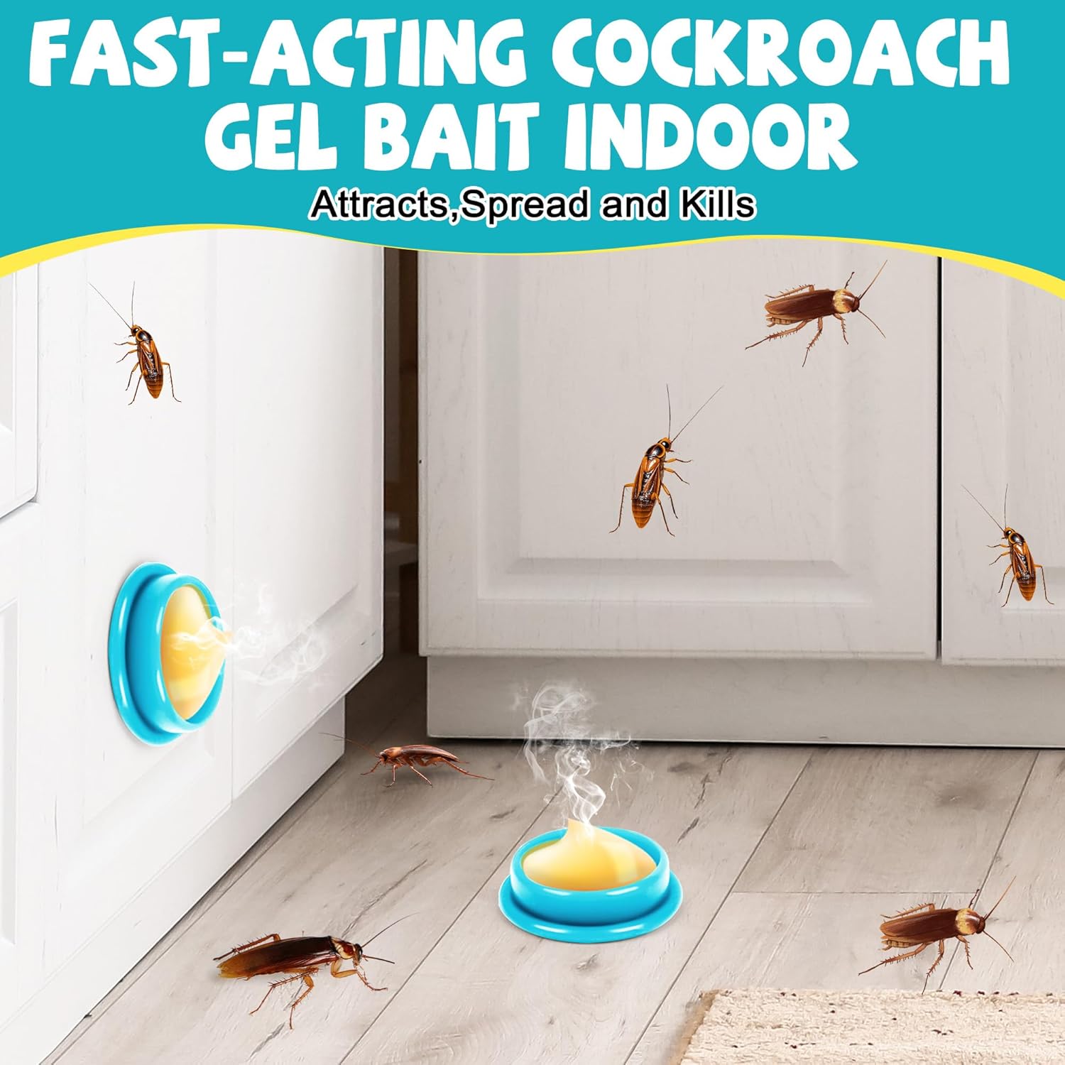 Say Goodbye to Roaches: The Ultimate 32 Pack Cockroach Gel Bait Review!